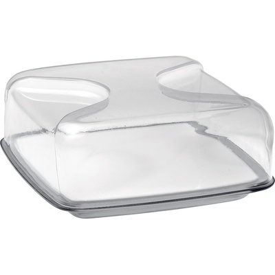 Guzzini Контейнер за сирене Gocce с дъска за рязане 25, 5 см сив (27000092)