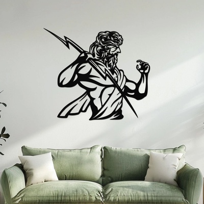 dřevo života Dřevěná dekorace ZEUS Rozměry (cm): 80x70, Zvolte barvu dekoru: Černá