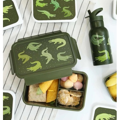 A little lovely company: Bento box, кутия за храна - Крокодилче (SBCRGR54)
