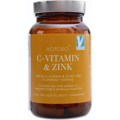 Nordbo Vitamin C & Zinek 50 kapslí
