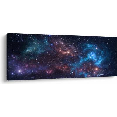 Obraz - Noční obloha, jednodílný 100x40 cm