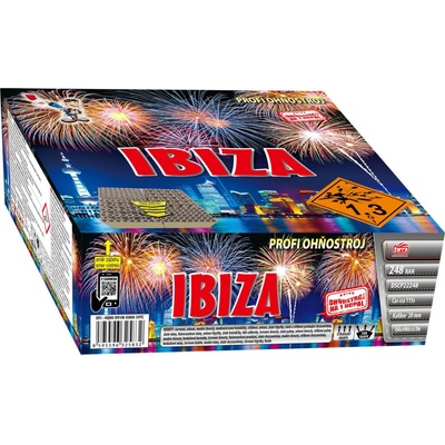 Profi zložený Ohňostroj IBIZA 248 RÁN 1/1