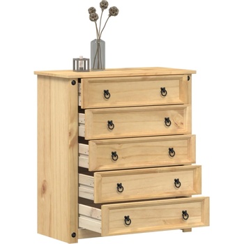 vidaXL Скрин Corona, 80x40x89 см, бор масив (4005673)