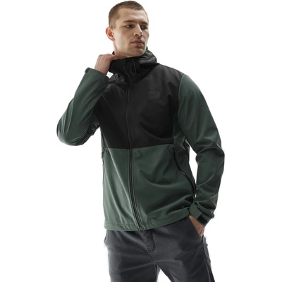 4F-SOFTSHELL jacket-AW23TSOFM155-40S-DARK GREEN Zelená