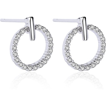 Silenti Jewelry Сребърни обеци "Кръговрат