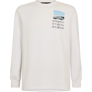 Criminal Damage CriminalDamage Time Code Ls Top Mens - White