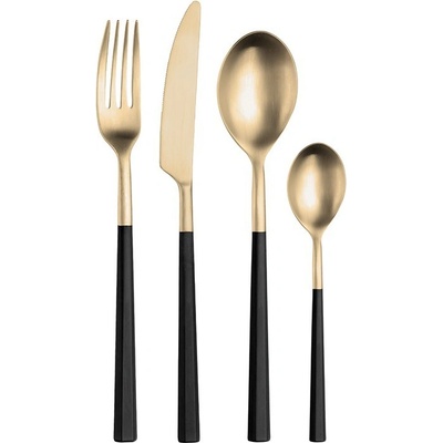 Pintinox Sada 24 ks příborů Hive Black & Honey