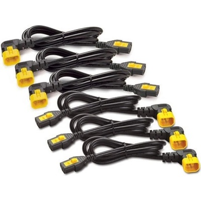 Power Cord Kit (6 pack), Locking, C13 TO C14 (90 Degree), 0.6m AP8702R-WW