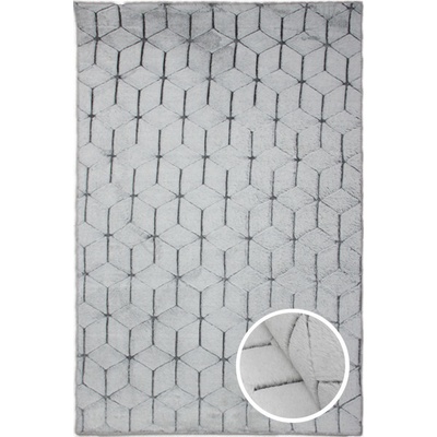 Najkoberce Rabbit 3D Carving Grey White 2