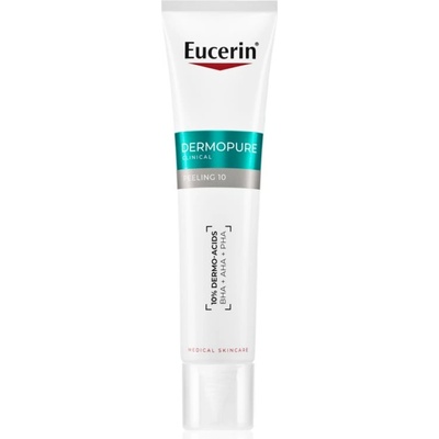 Eucerin DermoPure Clinical Peeling 10 нощен пилинг крем за проблемна кожа, акне 40ml