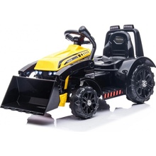 mamido Detský elektrický traktor G320 s radlicou žltý