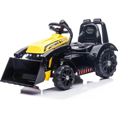 mamido Detský elektrický traktor G320 s radlicou žltý