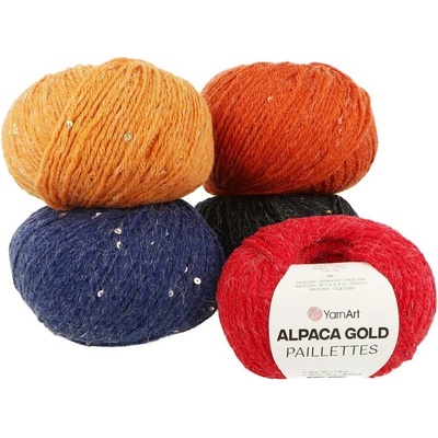 YarnArt Alpaca Gold Paillettes 50g 180m
