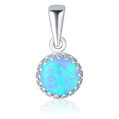 Luxur Přívěsek Marisol bílé zlato a modrý opál 585 52 2 0530.1B00.0.00.063.23