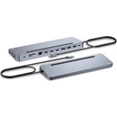 i-Tec USB-C Ergo 3x 4K Display Docking Station with Power Delivery 100 W + i-tec Universal Charger 100 W C31FLAT2PDPRO100W