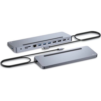 i-Tec USB-C Ergo 3x 4K Display Docking Station with Power Delivery 100 W + i-tec Universal Charger 100 W C31FLAT2PDPRO100W