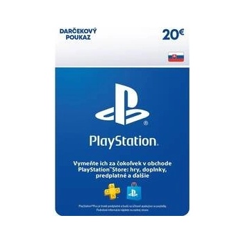 PlayStation Store predplatená karta 20 € SK