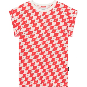DEDICATED Дамска тениска DEDICATED Women's T-Shirt Visby Pepita Cats T-shirt - Pepita Cats Grenadine Red - размер XL (916-3975-0215)