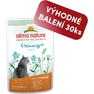 Almo Nature Holistic Urinary Help Kuře 30 x 70 g
