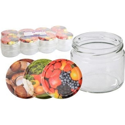 M.A.T. GROUP sklenice zavařovací TWIST 82 + víčka mix 8ks x 330ml – Zboží Dáma