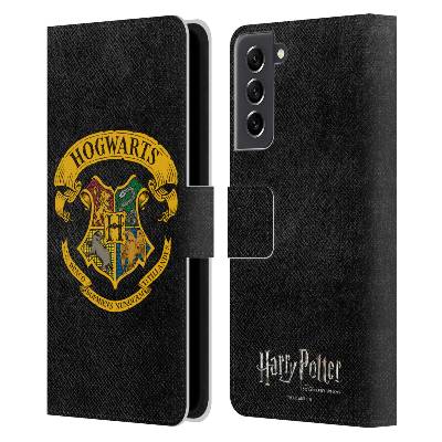 Pouzdro na mobil Samsung Galaxy S21 FE 5G - HEAD CASE - Harry Potter - Znak Bradavic (Otevírací obal, kryt na mobil Samsung Galaxy S21 FE 5G - Hogwarts Crest)