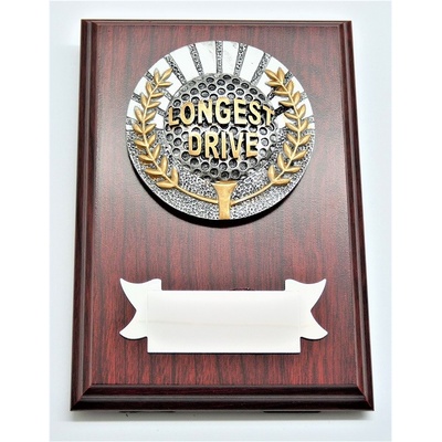 VIZINGR Longest drive plaketa H122-G15-FG051 15 cm