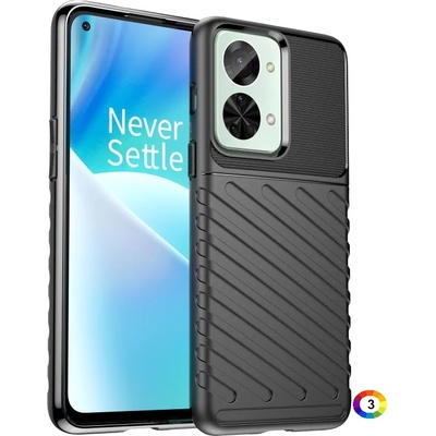 OnePlus Nord 2T Удароустойчив Twill Texture Калъф и Протектор