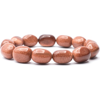 Milujeme Kameny avanturín oranžový syntetický váleček NV11