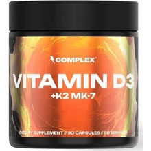 COMPLEX Vitamín D3+K2 MK-7 90 kapsúl