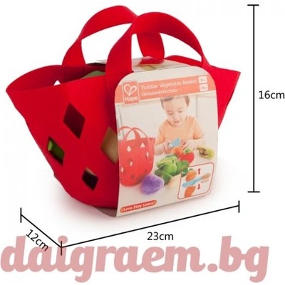 Hape Занимателна играчка Кошница със зеленчуци hape e3167 (h3167)