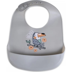 Cangaroo Силиконов лигавник Cangaroo - Rooibos, сив (108727) - baby