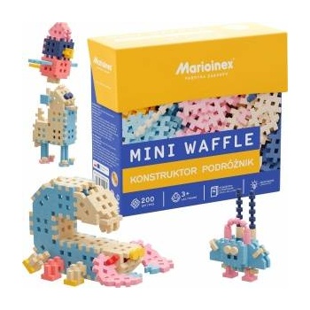 Marioinex Конструктор Marioinex Пътешественик, мини, вафлен, 200 части