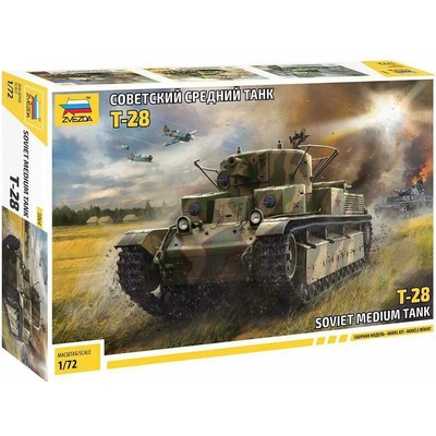Zvezda T 28 Soviet Medium Tank 1:72