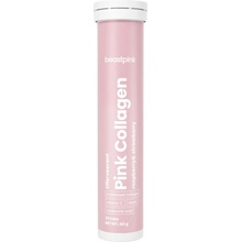 BeastPink Pink Collagen jahodová malina 20 šumivých tablet