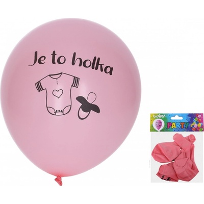 Wiky Balónek nafukovací 30 cm sada Holka