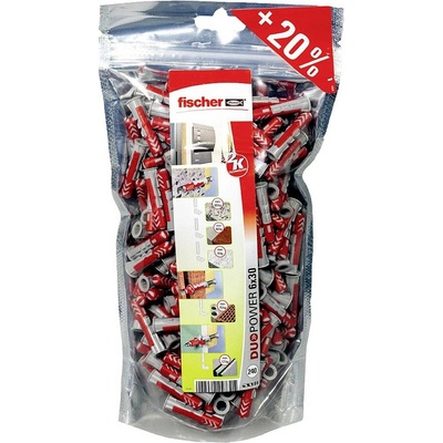 Fischer 536382 DUOPOWER 6 BigPack hmoždinka 30 mm 6 mm 240 ks