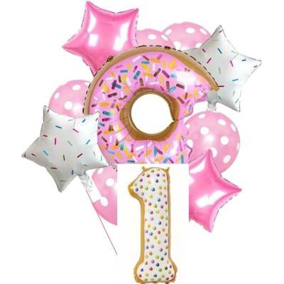 Balónkový set Donut 1.narozeniny
