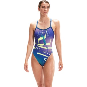 Speedo Цял бански placement digital turnback (8-00317415203)