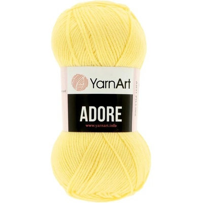 YarnArt Adore 332 žltá