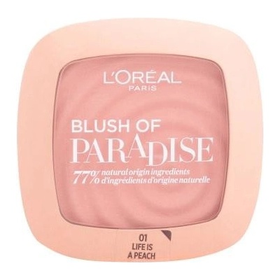 L'Oréal Paris Pudrová tvářenka s obsahem přírodních olejů Life´s a Peach Blush 9 g – Zbozi.Blesk.cz