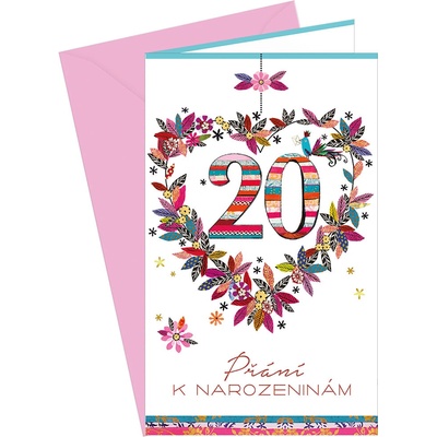 ARGUS Přání k narozeninám 20 15-6271c