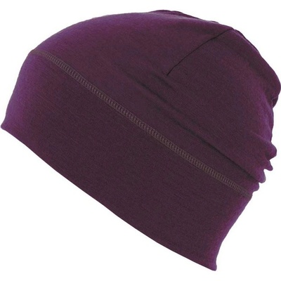 MATT 5805 Light merino Wool beanie Aubergine fialová