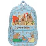 Capybara Раница Capybara детска, с две отделения, светлосиня