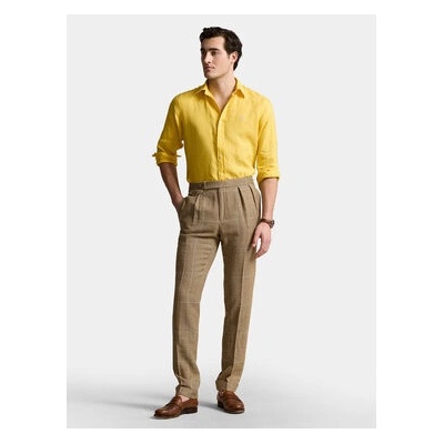 Polo Ralph Lauren košeľa slim fit 710829443030 žltá