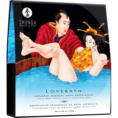 Shunga Lovebath koupelová lázeň modrá sada 650 g