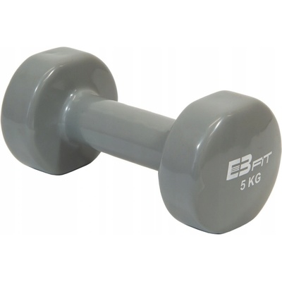 Enero potažené pogumované činky s pevnou hmotností 1 x 5 kg
