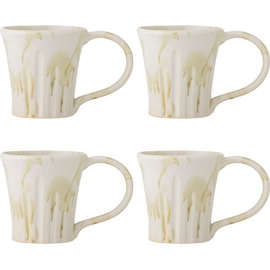 Bloomingville Joseph Чаши 260 ml, бели, 4 бр (82072433)