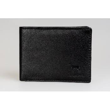 Ridgeback Pánská kožená peněženka JBNC 35 ČERNÁ / černé šití