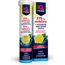 NaturProdukt IQ MAG Horčík 375 mg + Vitamín B6 šumivé tablety 20 ks