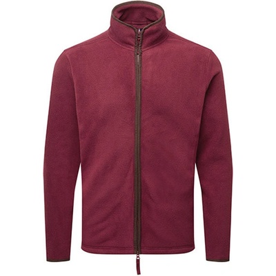 Premier Workwear Artisan pánska fleecová mikina PR823 Burgundy ca. Pantone 209C